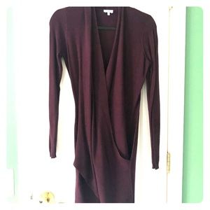 Tobi Dresses - Purple sweater wrap dress Tobi Dresses - Purple sweater wrap dress